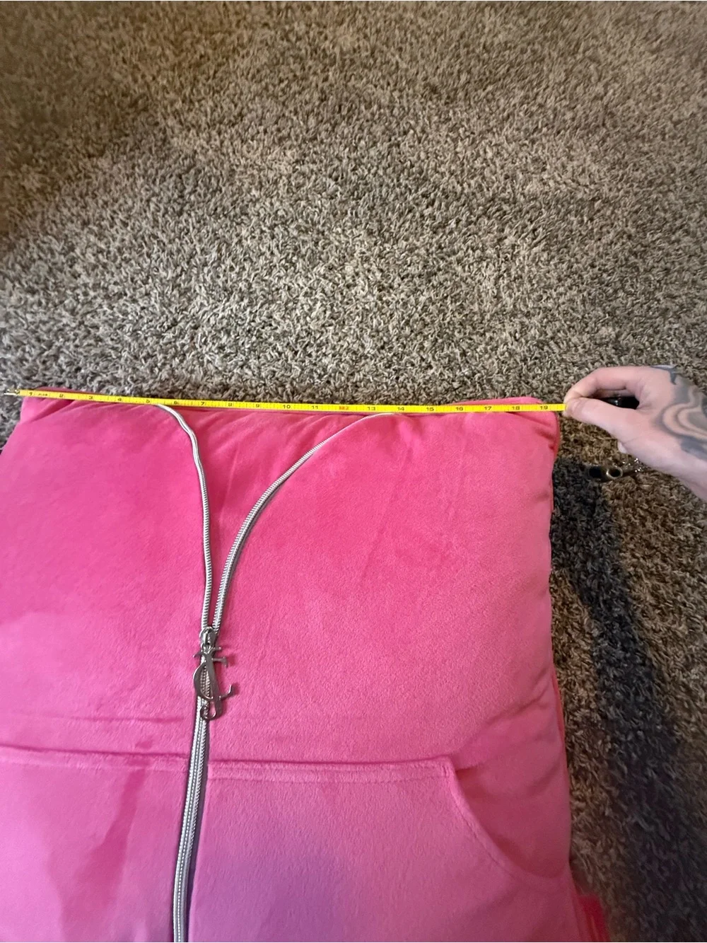 Juicy couture throw pillow